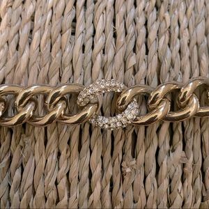 Gold chain bracelet Victoria Secret fashion jewelry with angel wings